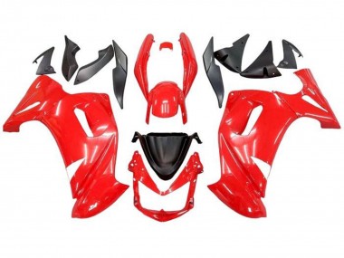 2006-2008 Kawasaki Ninja 650 EX650 Motorcycle Fairings - Red Black