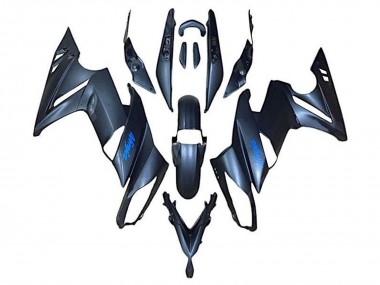 2009-2011 Kawasaki Ninja 650 EX650 Motorcycle Fairings - Matte Black Blue
