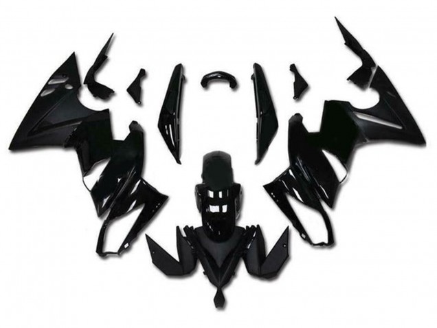 2009-2011 Kawasaki Ninja 650 EX650 Motorcycle Fairings - Glossy Black Matte Black