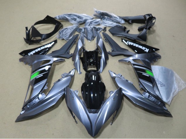 2017-2019 Kawasaki Ninja 650 EX650 Motorcycle Fairings - Glossy Grey Green Black White
