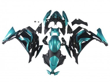 2020-2025 Kawasaki Ninja 650 EX650 Motorcycle Fairings - Teal Blue Black