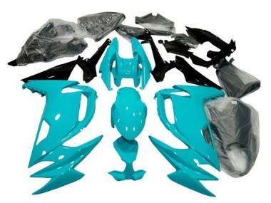 2020-2025 Kawasaki Ninja 650 EX650 Motorcycle Fairings - Light Blue Black