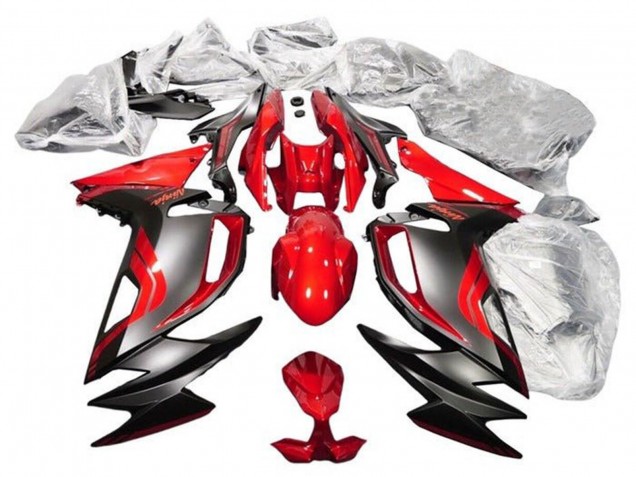 2020-2025 Kawasaki Ninja 650 EX650 Motorcycle Fairings - Red Matte Black