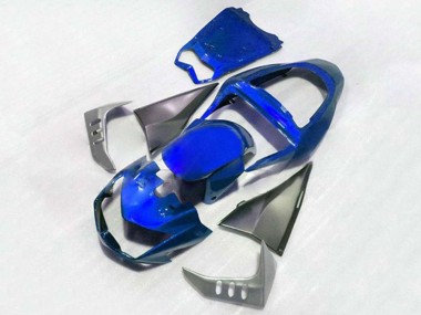 2003-2006 Kawasaki Z1000 Motorcycle Fairings - Blue Silver