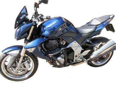2007-2009 Kawasaki Z1000 Motorcycle Fairings - Blue Silver