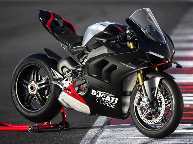 2022-2024 Ducati Panigale V4 V4S Motorcycle Fairings - Matte Black Silver Red