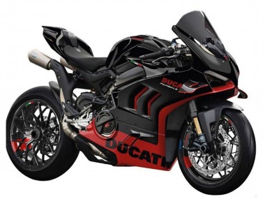 2022-2024 Ducati Panigale V4 V4S Motorcycle Fairings - Black Red