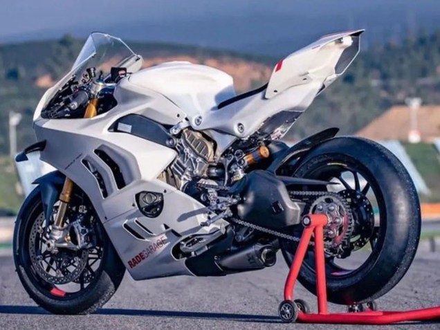 2022-2024 Ducati Panigale V4 V4S Motorcycle Fairings - White