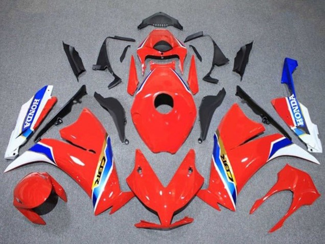 2012-2016 Honda CBR1000RR Motorcycle Fairings - White Red Blue Gold