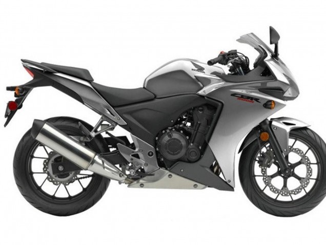 2013-2015 Honda CBR500R Motorcycle Fairings - Silver