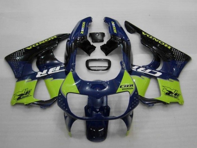 1994-1995 Honda CBR900RR 893 Motorcycle Fairings - Blue Green Glossy Black