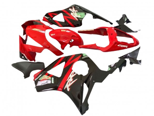 2000-2001 Honda CBR900RR 929 Motorcycle Fairings - Red Matte Black Glossy Black