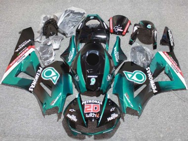 2013-2026 Honda CBR600RR Motorcycle Fairings - Teal Blue Glossy Black Petronas 20