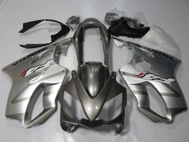 2004-2007 Honda CBR600 F4i Motorcycle Fairings - Silver Grey