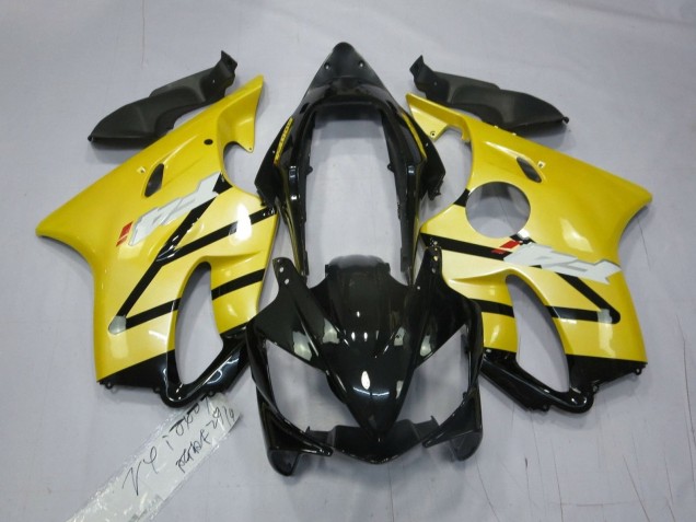 2004-2007 Honda CBR600 F4i Motorcycle Fairings - Yellow Glossy Black