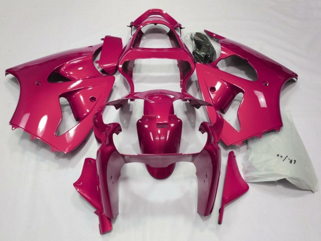 2000-2002 Kawasaki ZX6R Motorcycle Fairings - Hot Pink