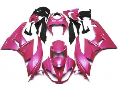 2009-2012 Kawasaki ZX6R Motorcycle Fairings - Pink