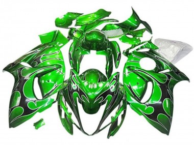 2008-2020 Green Black Tribal Suzuki GSXR 1300 Hayabusa Motorcycle Fairings