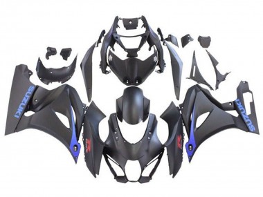 2017-2025 Suzuki GSXR1000 Motorcycle Fairings - Matte Black Blue
