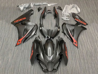 2017-2025 Suzuki GSXR1000 Motorcycle Fairings - Matte Black Red