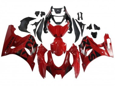 2017-2025 Suzuki GSXR1000 Motorcycle Fairings - Red Black Silver