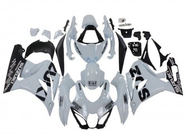 2017-2025 Suzuki GSXR1000 Motorcycle Fairings - White Black