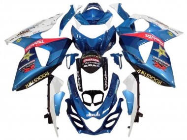 2009-2016 Suzuki GSXR 1000 Motorcycle Fairings - White Light Blue Red Yellow Rockstar