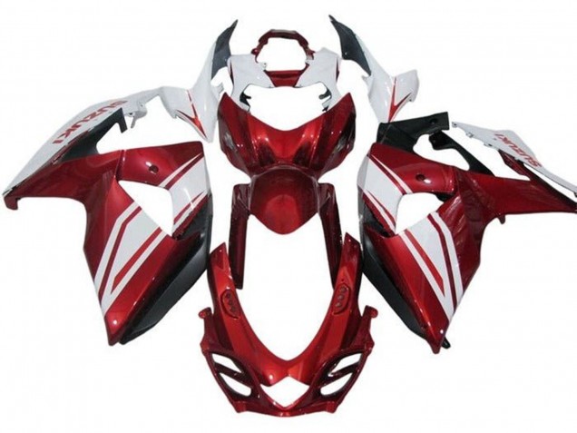 2009-2016 Suzuki GSXR 1000 Motorcycle Fairings - White Red