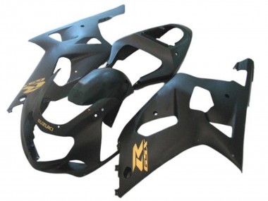 2001-2003 Suzuki GSXR 600 / GSXR 750 Motorcycle Fairings - Matte Black Gold
