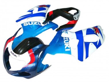 2001-2003 Suzuki GSXR 600 / GSXR 750 Motorcycle Fairings - White Blue Red Black