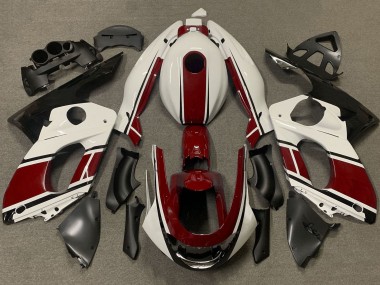 1996-2007 Yamaha YZF600R Thundercat Motorcycle Fairings - White Dark Red