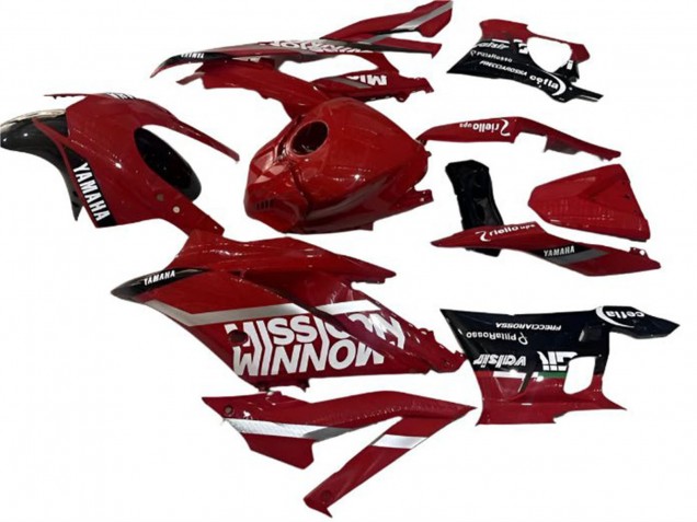 2022-2024 Yamaha YZF R3/R25 Motorcycle Fairings - Red Black Valsir