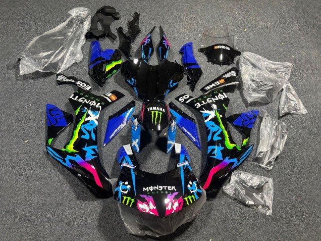 2015-2019 Yamaha YZF 1000 R1 Motorcycle Fairings - Black Blue Pink Green Monster ENEOS