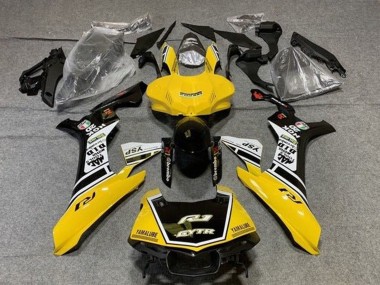 2015-2019 Yamaha YZF 1000 R1 Motorcycle Fairings - Yellow White Black GYTR