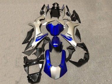 2015-2019 Yamaha YZF 1000 R1 Motorcycle Fairings - Silver Blue