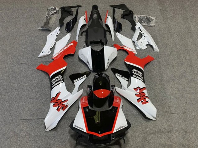 2020-2025 Yamaha YZF 1000 R1 Motorcycle Fairings - White Red Glossy Black GYTR