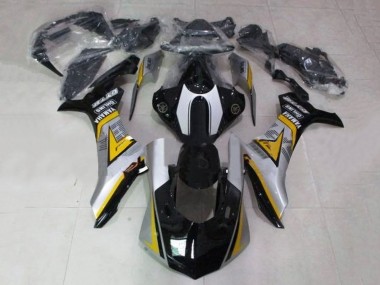 2020-2025 Yamaha YZF 1000 R1 Motorcycle Fairing - Silver Yellow Glossy Black