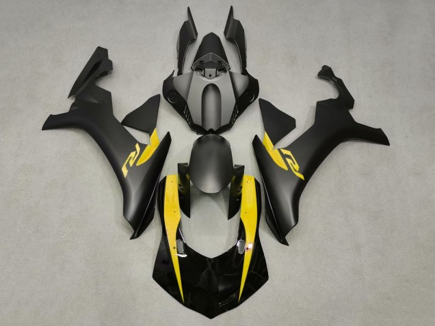 2020-2025 Yamaha YZF 1000 R1 Motorcycle Fairings - Glossy Black Matte Black Yellow