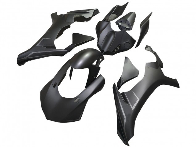 2020-2025 Yamaha YZF 1000 R1 Motorcycle Fairings - Matte Black Silver