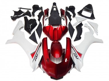 2020-2025 Yamaha YZF 1000 R1 Motorcycle Fairings - White Red Black