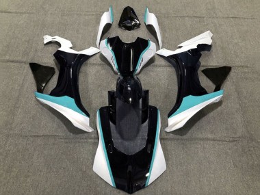 2020-2025 Yamaha YZF 1000 R1 Motorcycle Fairing - White Blue Glossy Black