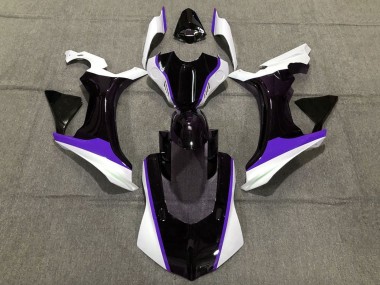 2020-2025 Yamaha YZF 1000 R1 Motorcycle Fairings - White Purple Glossy Black