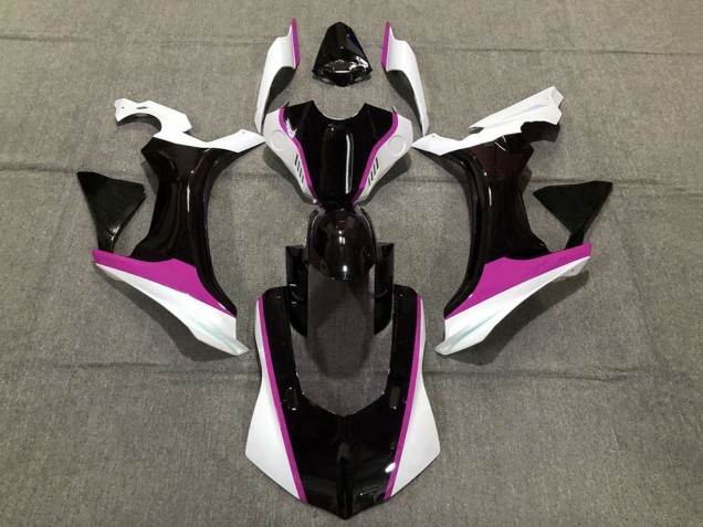 2020-2025 Yamaha YZF 1000 R1 Motorcycle Fairings - White Pink Glossy Black