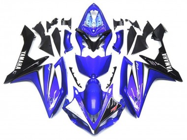 2007-2008 Yamaha YZF 1000 R1 Motorcycle Fairing Kits - Blue White Black