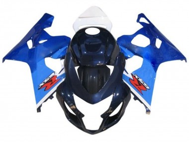 2004-2005 Suzuki GSXR 600 / GSXR 750 Motorcycle Fairings - White Blue Red