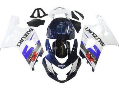 2004-2005 Suzuki GSXR 600 / GSXR 750 Motorcycle Fairings - White Blue Black Red