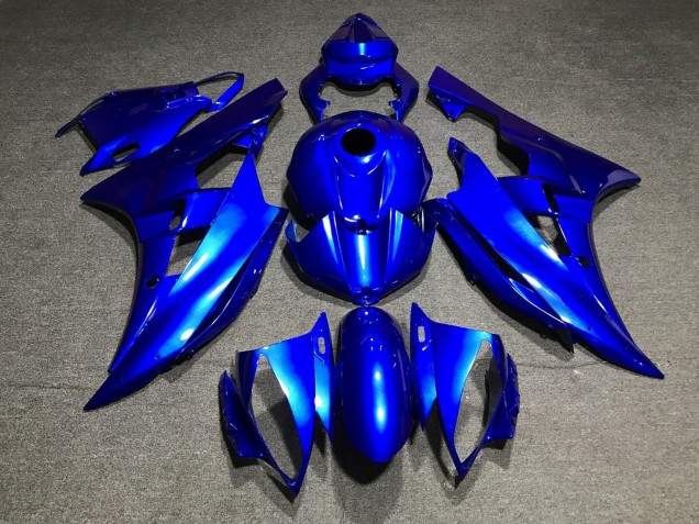 2006-2007 Yamaha YZF R6 Motorcycle Fairing - Blue
