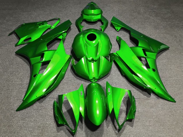 2006-2007 Yamaha YZF R6 Motorcycle Fairings - Green