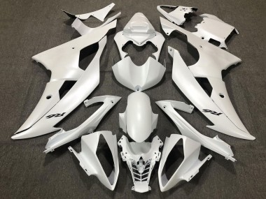 2008-2016 Yamaha YZF R6 Motorcycle Fairings - Pearl White