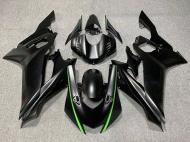 2017-2023 Yamaha YZF R6 Motorcycle Fairings - Matte Black Green